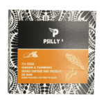 Psilly - Dark Chocolate Bar - Ginger & Turmeric | Micro Zoomiez Canada