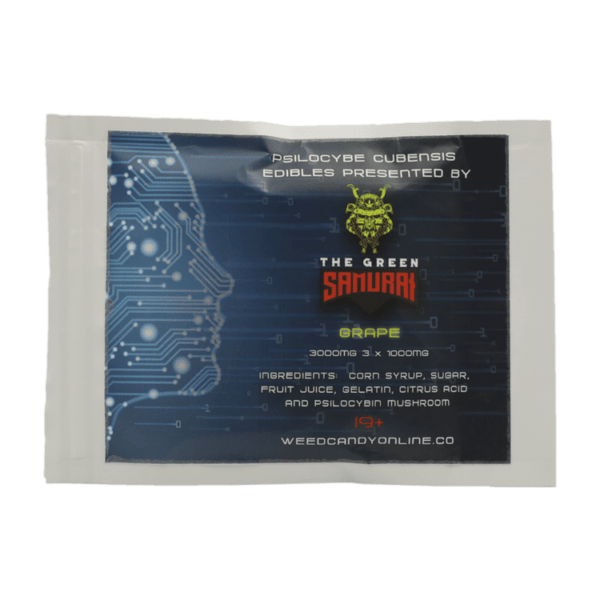 The Green Samurai - Shroom Gummies - Grape - 3g | Micro Zoomiez Canada