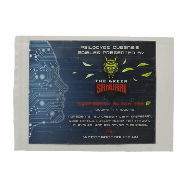 The Green Samurai - Raspberry Black Tea - 1000mg | Micro Zoomiez Canada